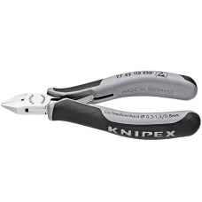 Бокорезы ESD для электроники, острая головка, без фаски, L-115 мм, 2-комп.ручкоядки (KNIPEX)