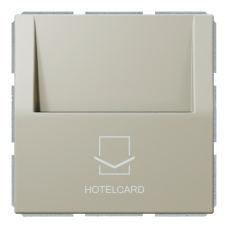Отельный карточный выключатель 10A с накладкой - FD, (тауп матовый - soft touch), артикул FD6209PTM