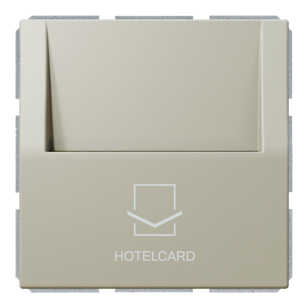 Отельный карточный выключатель 10A с накладкой - FD, (тауп матовый - soft touch), артикул FD6209PTM