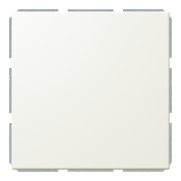 Крышка без отверстий (фиксация защёлкиванием) - FD (белый матовый - soft touch), артикул FD8001PWM