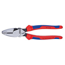 Плоскогубцы электромонтёра Lineman's Pliers, с приспособлением для протяжки кабеля, L-240 мм, чёрные