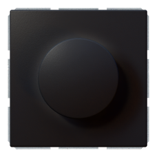 Универсальный диммер 3-500 Вт, Led 3-250Вт, HV - 500Вт, с накладкой - FD (черный матовый - soft touch), артикул FD4012PBM-500RV