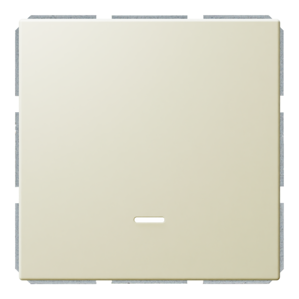 Выключатель 1-клавишный 10A проходной с LED-подсветкой с клавишей - FD (никель), артикул FD3012NSH