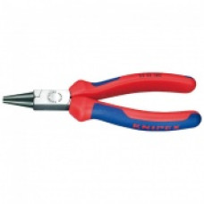 Круглогубцы, губки D3x30 мм, L-160 мм, чёрные, 2-комп. рукоятки (KNIPEX)