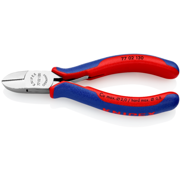 Бокорезы для электроники, круглая головка, кромка с фаской, L-115 мм, твёрдость кромок 62 HRC, 2-