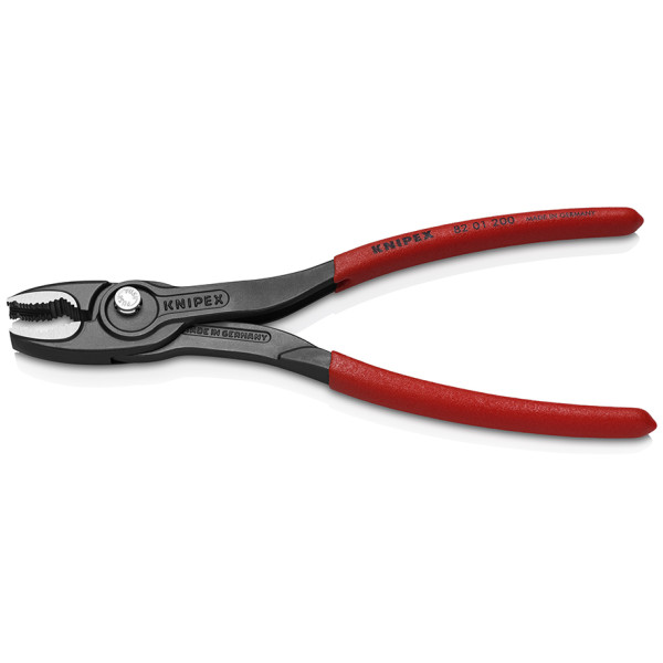 Клещи захватные TwinGrip, 4 - 22 мм, L-200 мм, обливные рукоятки (KNIPEX)