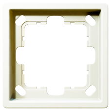 Рамка 1-кратная - FD (белый матовый - soft touch), артикул FD1001PWM