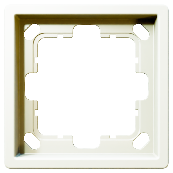 Рамка 1-кратная - FD (белый матовый - soft touch), артикул FD1001PWM