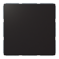 Крышка без отверстий (фиксация защёлкиванием) - FD (черный матовый - soft touch), артикул FD8001PBM