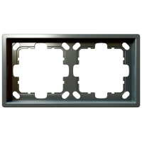 Рамка 2-кратная - FD (никель), артикул FD1002NI