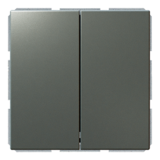 Выключатель 2-клавишный 10A с клавишами - FD (никель), артикул FD3023NI