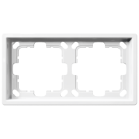 Рамка 2-кратная - FD (белый глянцевый), артикул FD1002W