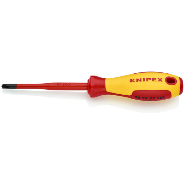 Отвёртка PlusMinus PH/S 2 Slim VDE 1000V, длина стержня 100 мм, L-212 мм (KNIPEX)