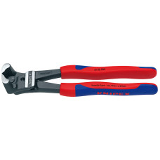 Болторез торц.особ. мощн.,рез: провол. мягк. ∅ 6 мм,средн. ∅ 4 мм, тверд. ∅ 3.5 мм, роял. струна ∅ 3 мм, L-200 мм, 64 HRC, черн., 2-к ручки (KNIPEX)