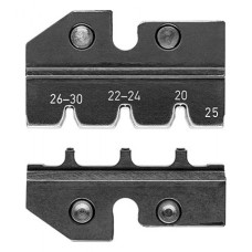 Плашка опрессовочная под штекеры серии Micro-Fit™, AWG 30 -26 / 24 - 22 / 20, кол-во гнёзд: 3 (KNIPEX)