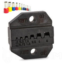 Матрица МПК-02 для обжима втулочных наконечников сечением 0.25-6 мм (КВТ)