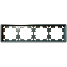 Рамка 4-кратная - FD (никель), артикул FD1004NI