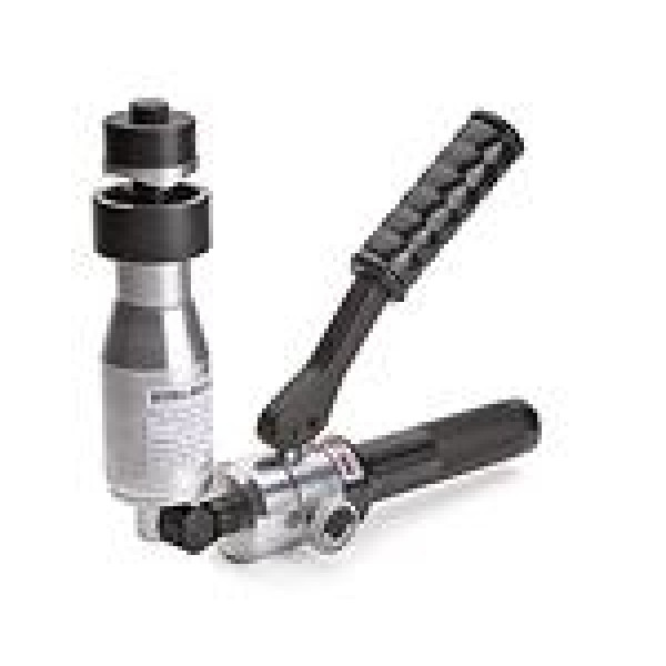 ПГРОп-60А пресс гидравлический ручной поворотный алюминиевый для пробивки отверстий в стальных листах