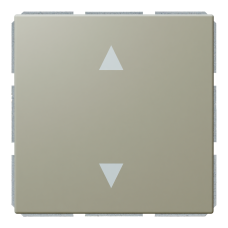 Кнопка 1-клавишная 10A в нейтральном положении, для штор с клавишей - FD (тауп матовый - soft touch), артикул FD3018PTM