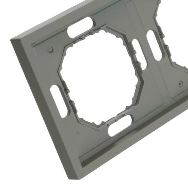 Рамка STEKKER, PFR00-5005-10 5-местная, серия Эмили, платиново-серый, soft touch 49966