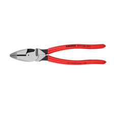 Плоскогубцы электромонтёра Lineman's Pliers, L-240 мм, чёрные, обливные рукоятки (KNIPEX)