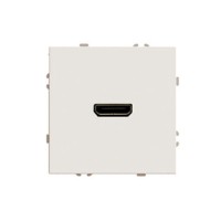 Розетка HDMI 2.0 Type A (механизм), STEKKER, серия Эмили, RST00-5118-08, кашемир, soft touch 50169