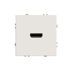 Розетка HDMI 2.0 Type A (механизм), STEKKER, серия Эмили, RST00-5118-08, кашемир, soft touch 50169