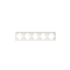Рамка STEKKER, PFR00-5005-08 5-местная, серия Эмили, кашемир, soft touch 49914