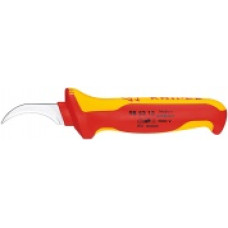 Нож для удаления изоляции VDE 1000V, L-190 мм, 2-комп. рукоятка (KNIPEX)