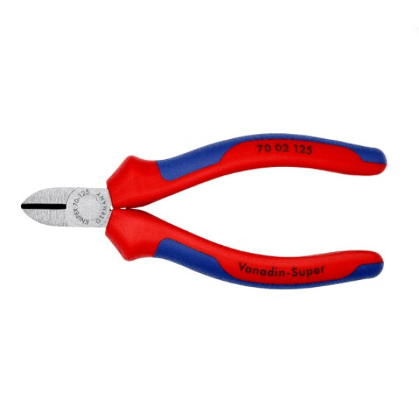 Бокорезы, L-125 мм, твёрдость кромок 62 HRC, чёрные, 2-комп. рукоятки (KNIPEX)