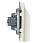Кабельный вывод ( механизм), Stekker, серия Эмили, белый фарфор, soft-touch, RST00-5119-01 50220