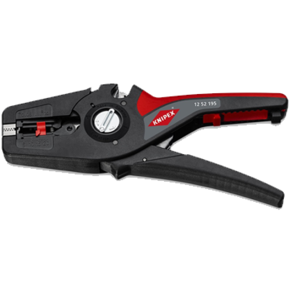 Стриппер автоматический c кабелерезом PreciStrip16, быстросменный блок ножей, зачистка: 0.08 - 16 мм (AWG 28 - 5), L-195 мм (KNIPEX)