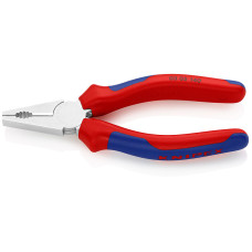 Плоскогубцы комбинированные, L-140 мм, хром., 2-комп. рукоятки (KNIPEX)