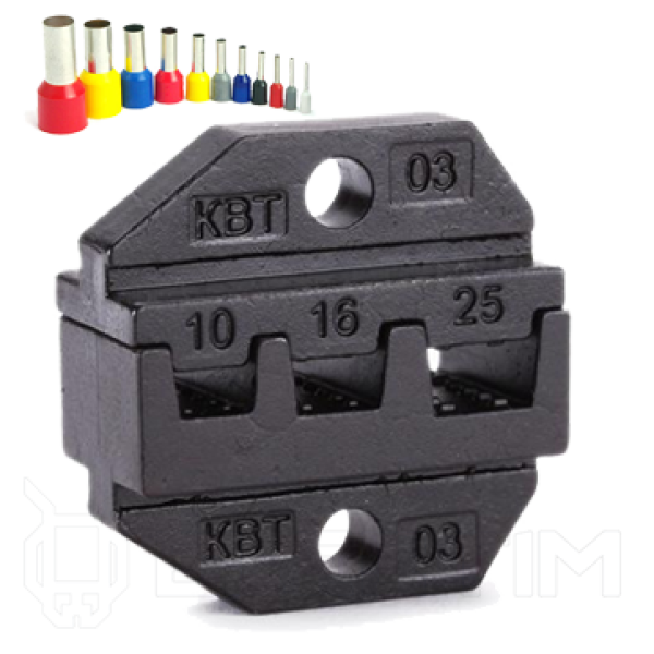 Матрица МПК-03 для обжима втулочных наконечников сечением 10-25 мм (КВТ)