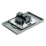 Розетка 2-местная с защитной шторкой, STEKKER, б/з, 250В, 16А, серия Эмили, RST16-5116-10 , платиново-серый, soft touch 49955