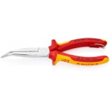 Круглогубцы с плоскими губками с режущими кромками KNIPEX KN-2626200TBK
