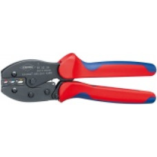 Пресс-клещи KNIPEX PreciForce®, кол-во гнёзд: 3, 0.5 - 6.0 мм (20 -10 AWG), L-220 мм, чёрные, 2-комп. рукоятки (KNIPEX)