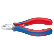 Бокорезы для электромеханика, L-125 мм, чёрные, 2-комп. рукоятки (KNIPEX)