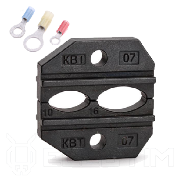 Матрица МПК-07 для обжима изолированных наконечников сечением 10-16 мм (КВТ)