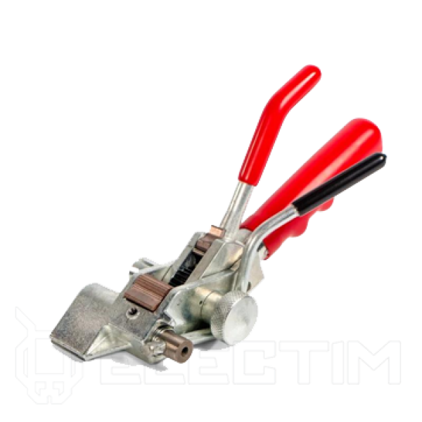 Инструмент ИНТу-20 для натяжения стальной ленты на опорах