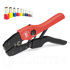 Пресс-клещи CTK-06 для обжима двойных втулочных наконечников сечением 2х0.5-2х6 мм(КВТ)