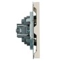 Заглушка (механизм), STEKKER, серия Эмили, RST00-5116-08, кашемир, soft touch 49909