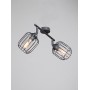 Люстра V4298-1/2PL, 2хЕ27 макс. 60Вт чёрный матовый Vitaluce
