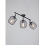 Люстра V4298-1/3PL, 3хЕ27 макс. 60Вт чёрный матовый Vitaluce