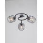 Люстра V4299-1/3PL, 3хЕ27 макс. 60Вт чёрный матовый Vitaluce