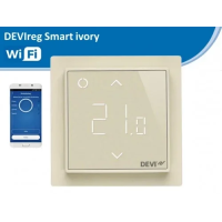Беспроводной программируемый терморегулятор DEVI Devireg Smart (Wi-Fi), бежевый