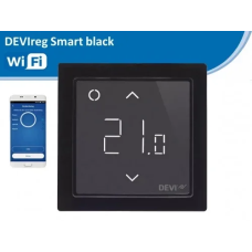 Беспроводной программируемый терморегулятор DEVI Devireg Smart (Wi-Fi), черный