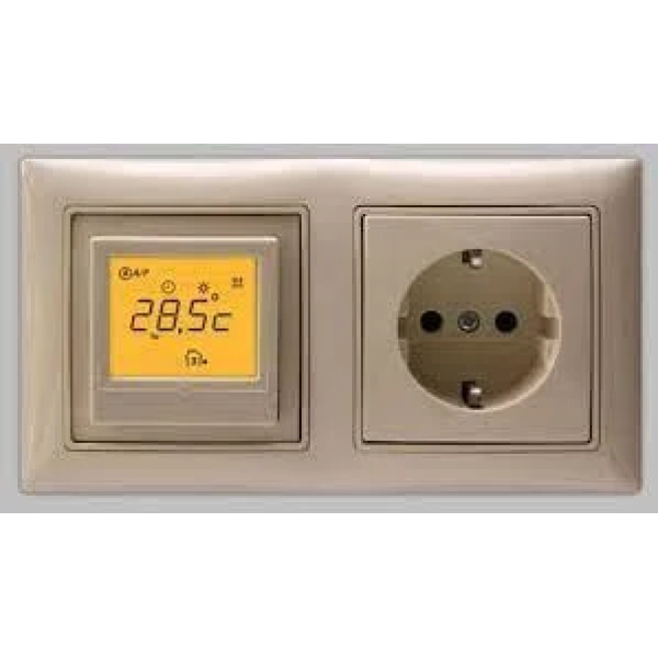 Программируемый терморегулятор Eratherm GV-780 Белый/Крем