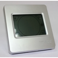 Программируемый терморегулятор теплого пола Warmehaus TouchScreen, серебро