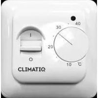 Терморегулятор теплого пола IQWatt Сlimatiq BT ,белый/слоновая кость